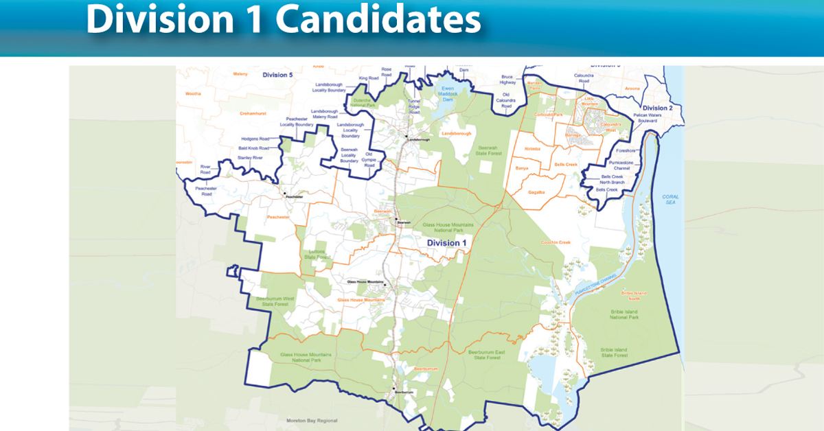 2024 Council Election Countdown Division 1 Glasshouse Country